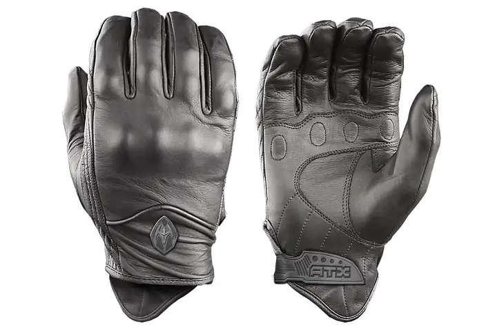 Damascus Protective Gear ATX95 All-Leather Gloves w/ Knuckle Armor